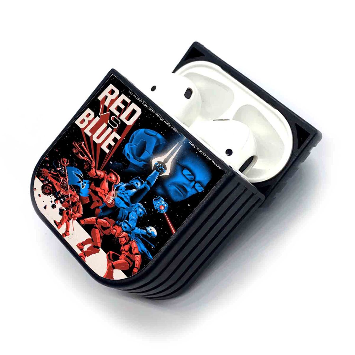 Red vs Blue Halo Custom New AirPods Case Cover Twentyonefox