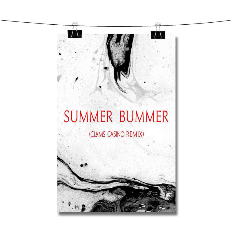 Summer Bummer Lana Del Rey Feat A AP Rocky Playboi Carti Poster