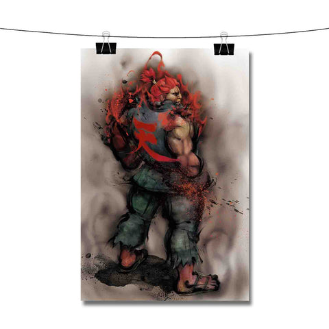 Akuma from Street Fighter Poster Wall Decor