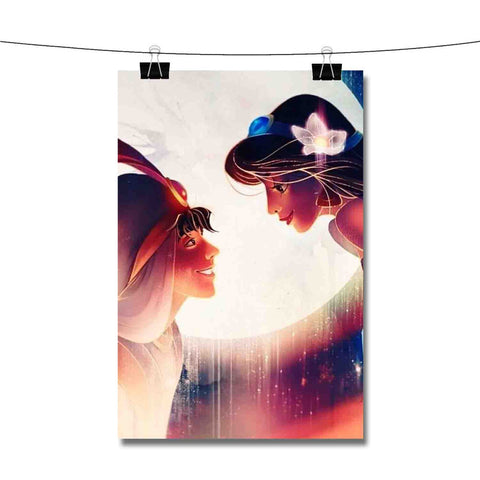 Aladdin and Jasmine Disney Poster Wall Decor