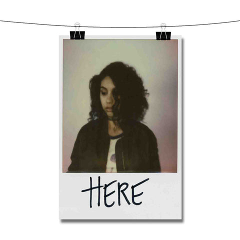 Alessia Cara Here Poster Wall Decor