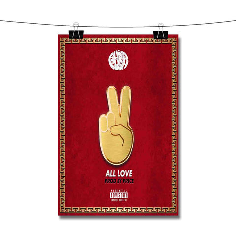 All Love Audio Push Poster Wall Decor