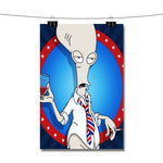 American Dad Alien Smoke Poster Wall Decor