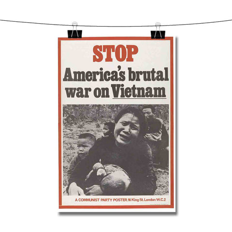 Anti Vietnam War Poster Wall Decor