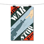 Anti War Stop War Stop Hate Poster Wall Decor