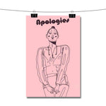 Apologies Mal London Poster Wall Decor