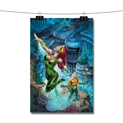 Aquaman and Mera DC Comics Poster Wall Decor