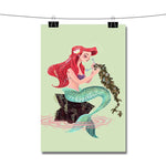 Ariel The Little Mermaid Disney Cartoon Poster Wall Decor