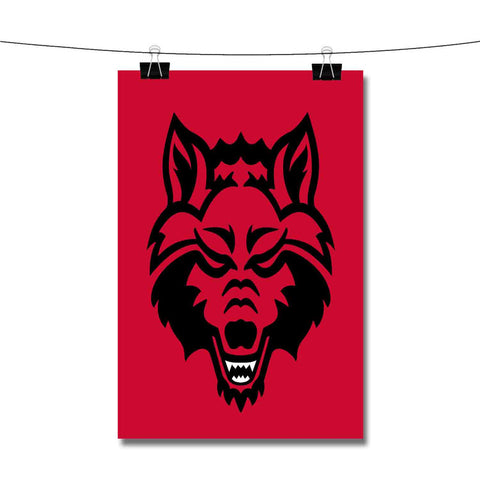 Arkansas State Red Wolves Poster Wall Decor