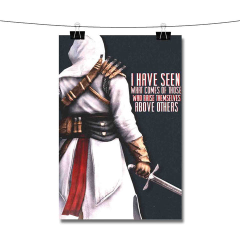 Assassin s Creed Altair Quotes Poster Wall Decor