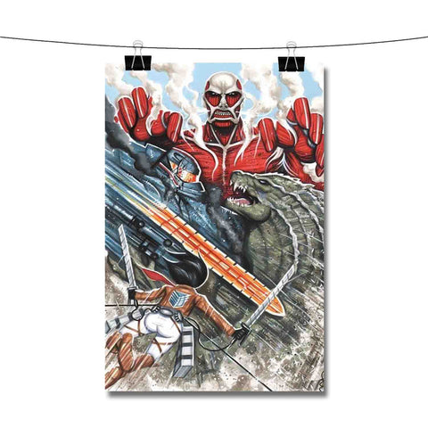 Attack on Godzilla New Poster Wall Decor