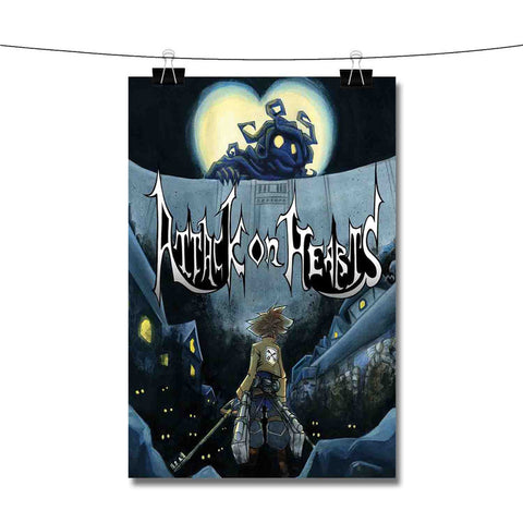 Attack on Hearts Poster Wall Decor