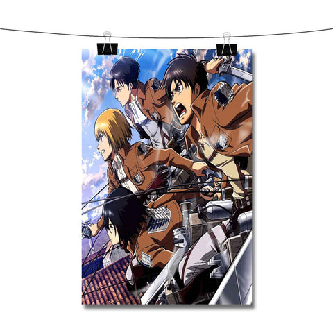 Attack on Titan Shingeki no Kyojin Characters Poster Wall Decor