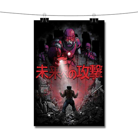 Attack on Titan Wolverine X Men Poster Wall Decor