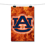 Auburn Tigers Fire Poster Wall Decor