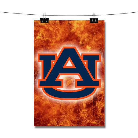 Auburn Tigers Fire Poster Wall Decor