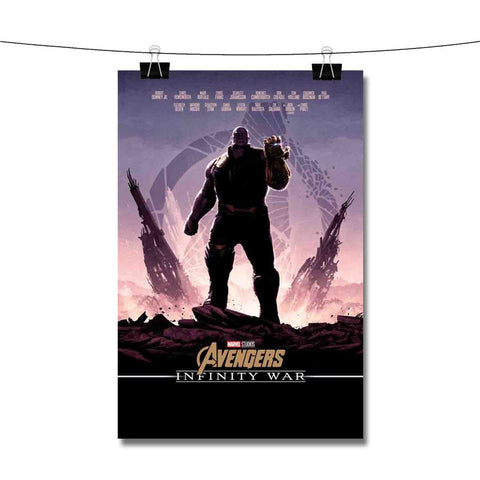 Avengers Infinity War Thanos Poster Wall Decor