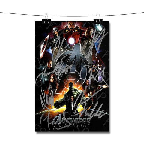 Avengers Signed Poster Wall Decor