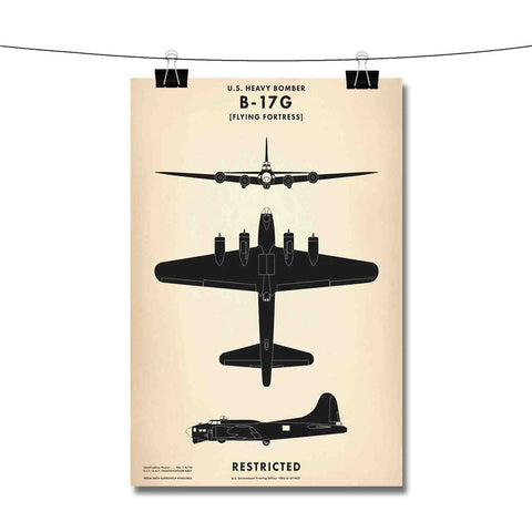 B 17 Poster Wall Decor