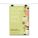 Bake Sale Poster Wall Decor