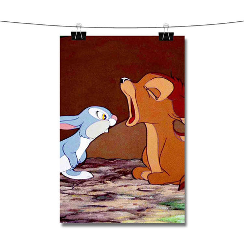 Bambi and Thumper Disney Poster Wall Decor