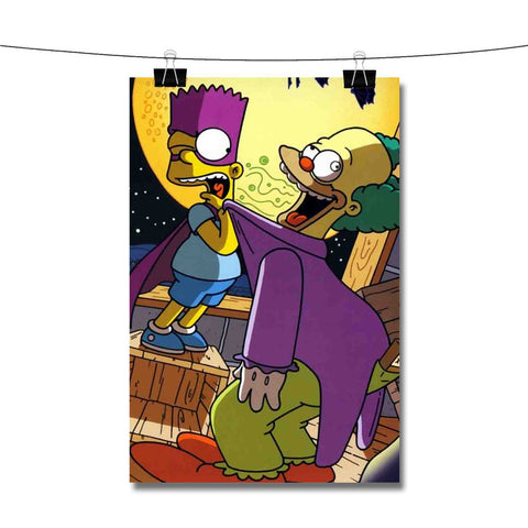 Bart And Krusty The Simpsons Poster Wall Decor