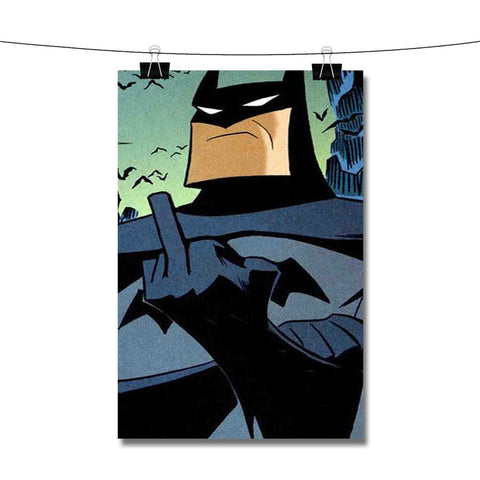 Batman Finger Flip Poster Wall Decor