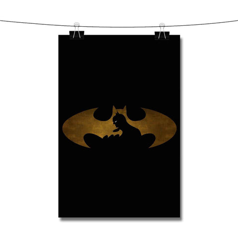 Batman Silhouette Poster Wall Decor