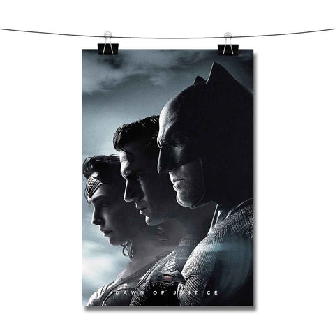 Batman Superman Wonder Woman Poster Wall Decor