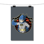 Batman Vault Boy Fallout Poster Wall Decor