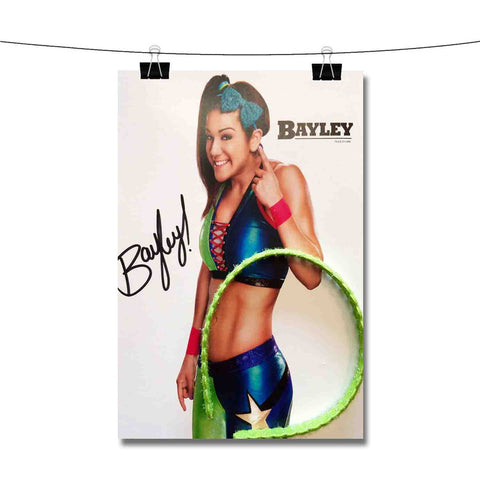 Bayley WWE Poster Wall Decor