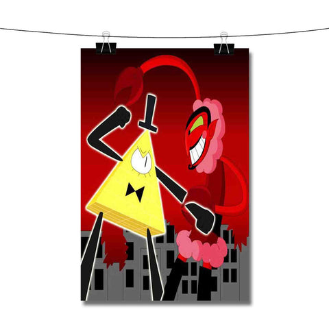 Bill Cipher vs HIM Poster Wall Decor