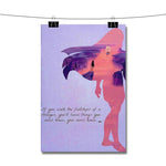 Disney Pocahontas and Prince Cliff Quotes Poster Wall Decor