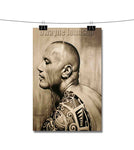 Dwayne Johnson Tattoo Poster Wall Decor