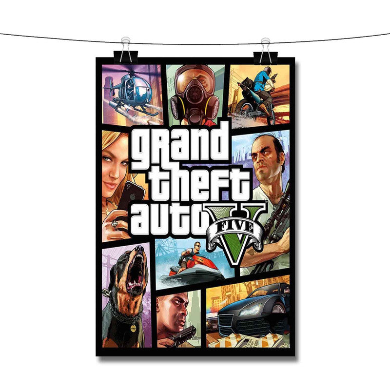 GTA V Grand Theft Auto 5 Poster – Aesthetic Wall Decor