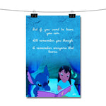 Lilo and Stitch Disney Quotes Poster Wall Decor