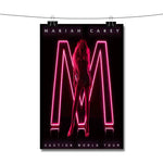 Mariah Carey Caution World Tour Poster Wall Decor