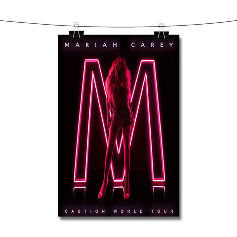 Mariah Carey Caution World Tour Poster Wall Decor