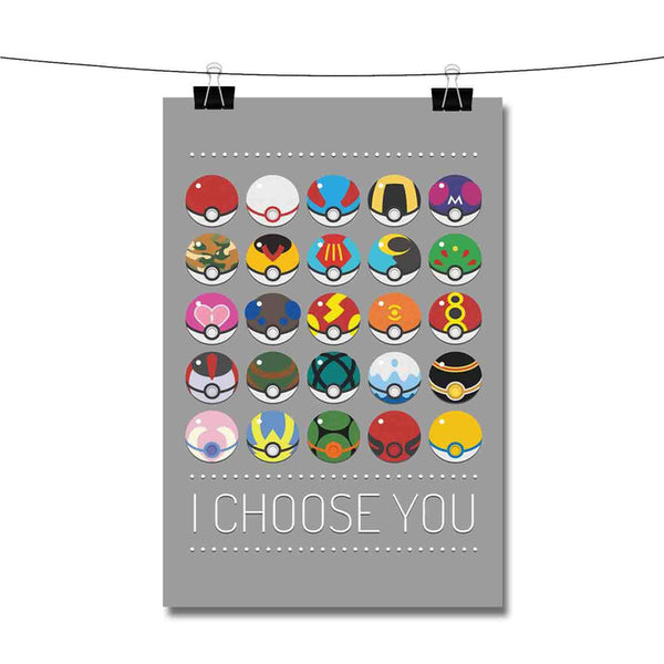 Pokemon Pokeballs Poster (24 x 36) 