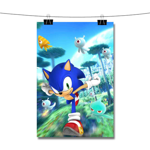 Sonic the Hedgehog Running Poster Wall Decor