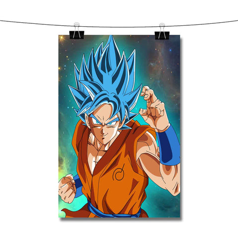 Super Saiyan Blue Goku Dragon Ball Super Poster Wall Decor