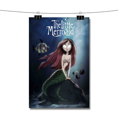 The Little Mermaid Tim Burton Poster Wall Decor