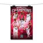 Toronto Raptors NBA Champions Poster Wall Decor