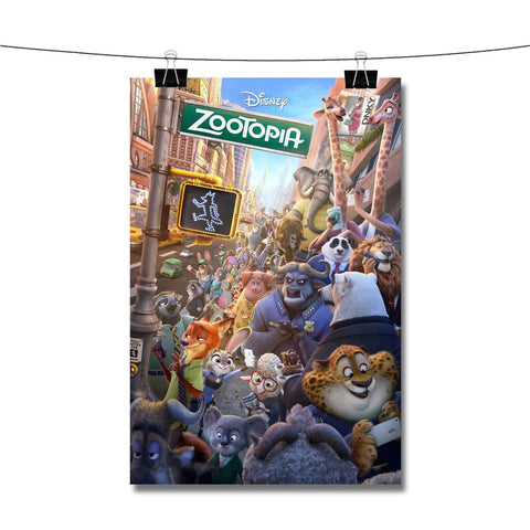 Zootopia All Characters Poster Wall Decor