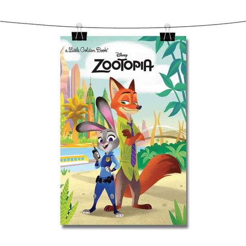 Zootopia a Little Golden Book Poster Wall Decor