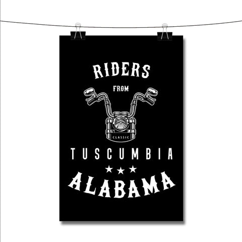 Riders from Tuscumbia Alabama Poster Wall Decor