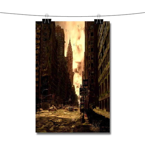 post apocalyptic city Poster Wall Decor